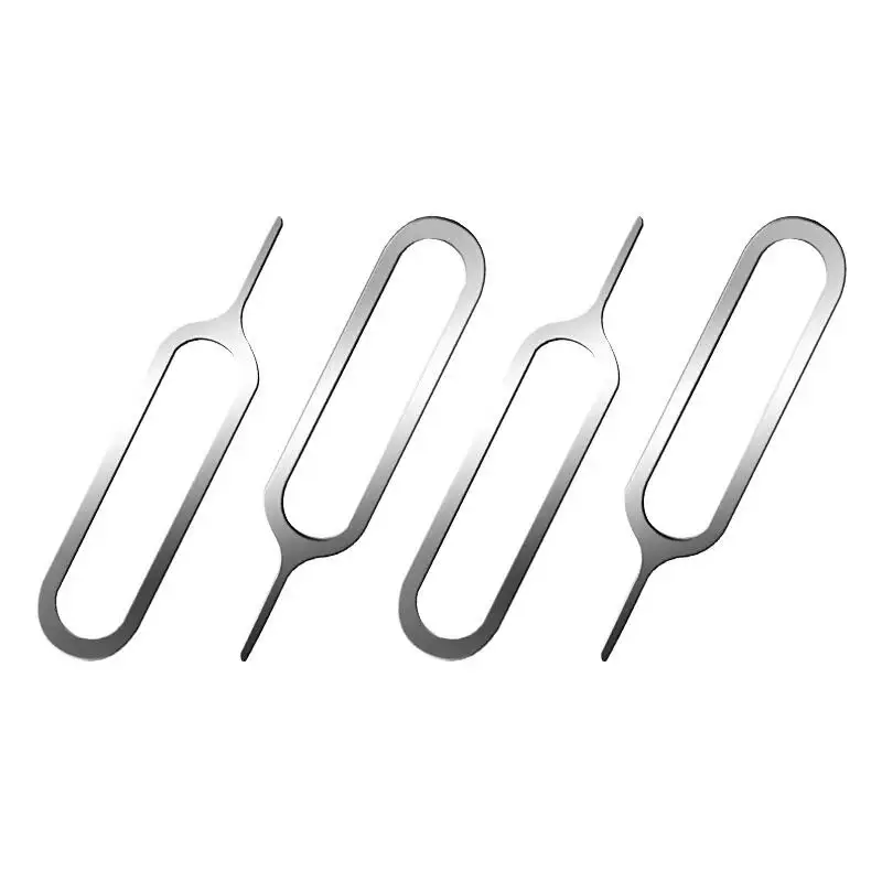 Pin de tarjeta antipérdida para IPhone, Xiaomi, Samsung, Huawei, bandeja Universal para quitar tarjetas Sim para abrir la tarjeta Sim, herramientas de expulsión, 1/50/100 Uds.