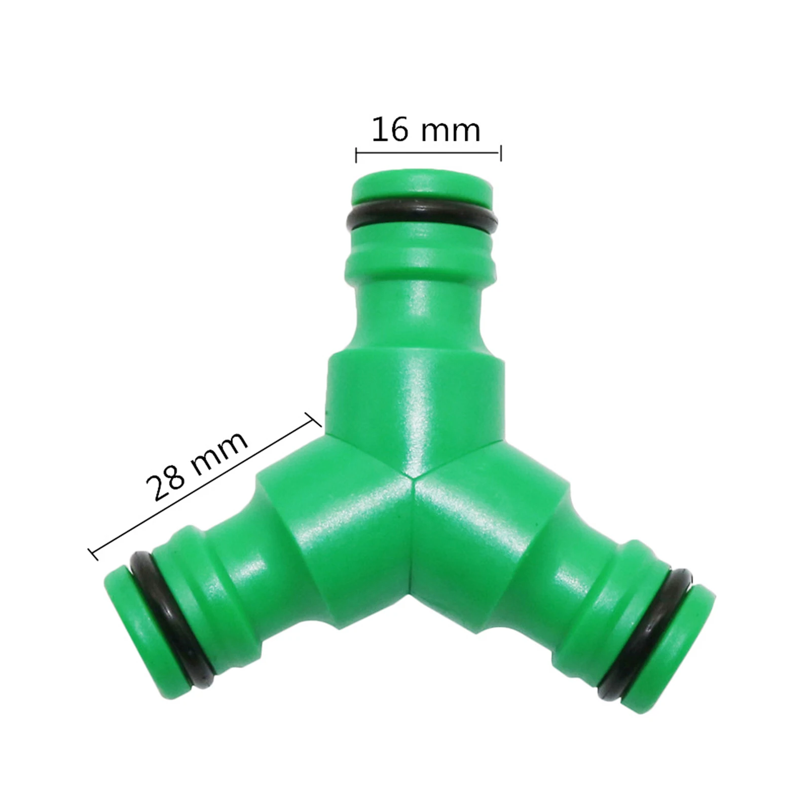 Divisor de Agua de Jardín de 2 Vías, 1/2" 3/4" Rosca Hembra, Tipo Y, Válvula de Control de Agua Ajustable para Manguera de Jardín