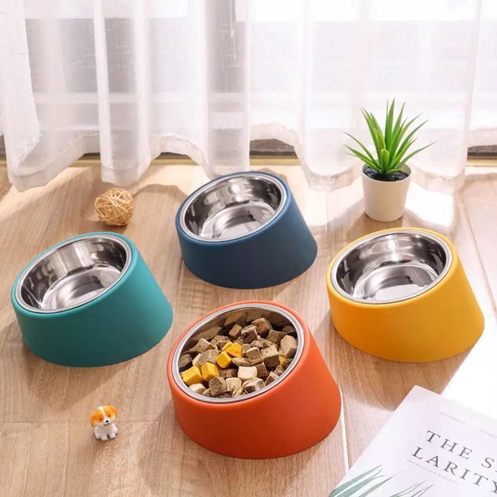 Cuencos desmontables de acero inoxidable con soporte resistente, alimentador ergonómico elevado para perros, perfecto para una alimentación saludable y Decoración elegante del hogar