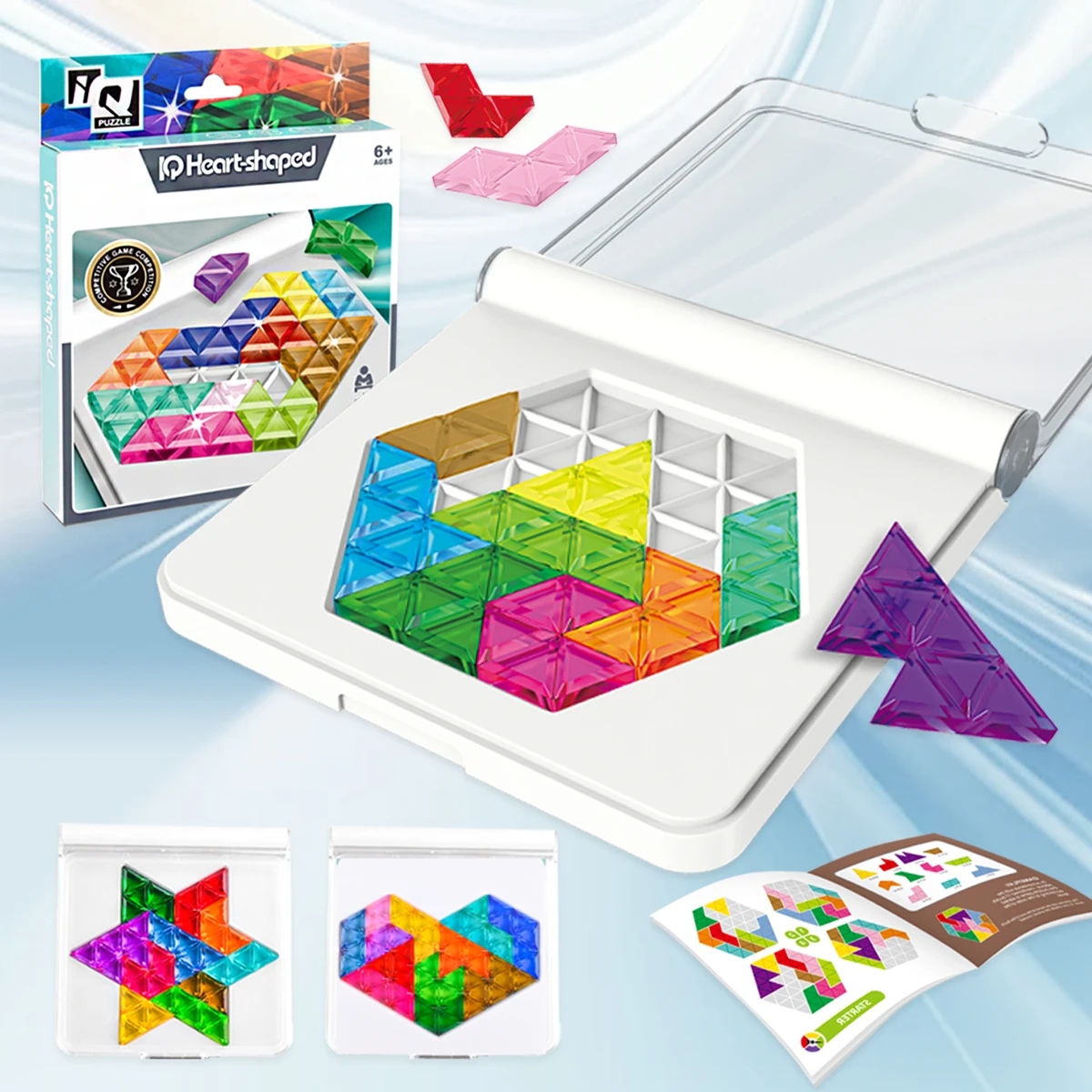Juguetes de rompecabezas. Entrenamiento de pensamiento lógico Juegos de mesa divertidos Colores de formas múltiples, regalos de nivel avanzado para niños y niñas