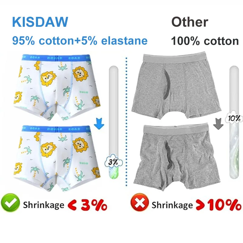 Ropa interior para niños de 4 piezas, calzoncillos de algodón para niños, calzoncillos con patrón de personaje de dibujos animados, Sheriff Woody, Buzz Lightyear, Boxers para niños de 2 a 9 años