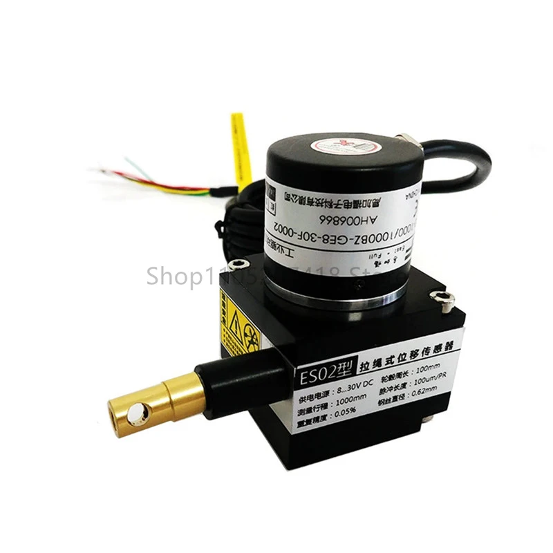 ES02 Cable sensor de desplazamiento cable sensor CABLE ENCODER cable codificador regla electrónica Carrera máxima 1000 mm