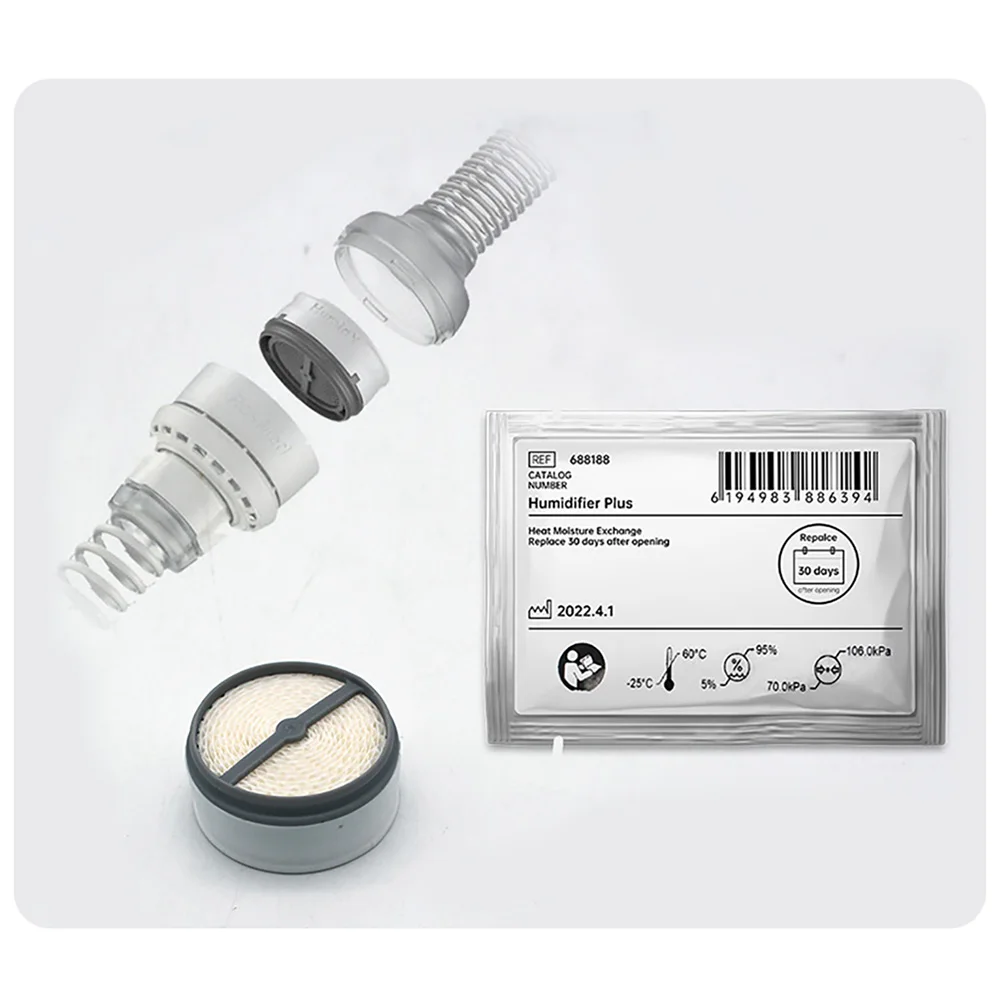 Filtro humidificador sin agua idunmed, humidificación HME para ResMed AirMini N20 y AirFit P10 HumidX BMC P2H N5AH, piezas de máscara