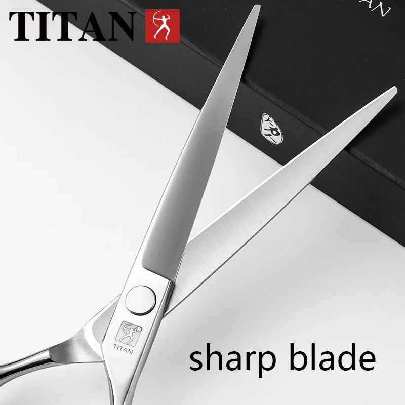 Tijeras de pelo profesionales Titan, tijeras de peluquería para corte de adelgazamiento, tijeras de peluquería 5,0/5,5/6,0/6,5 pulgadas 440C