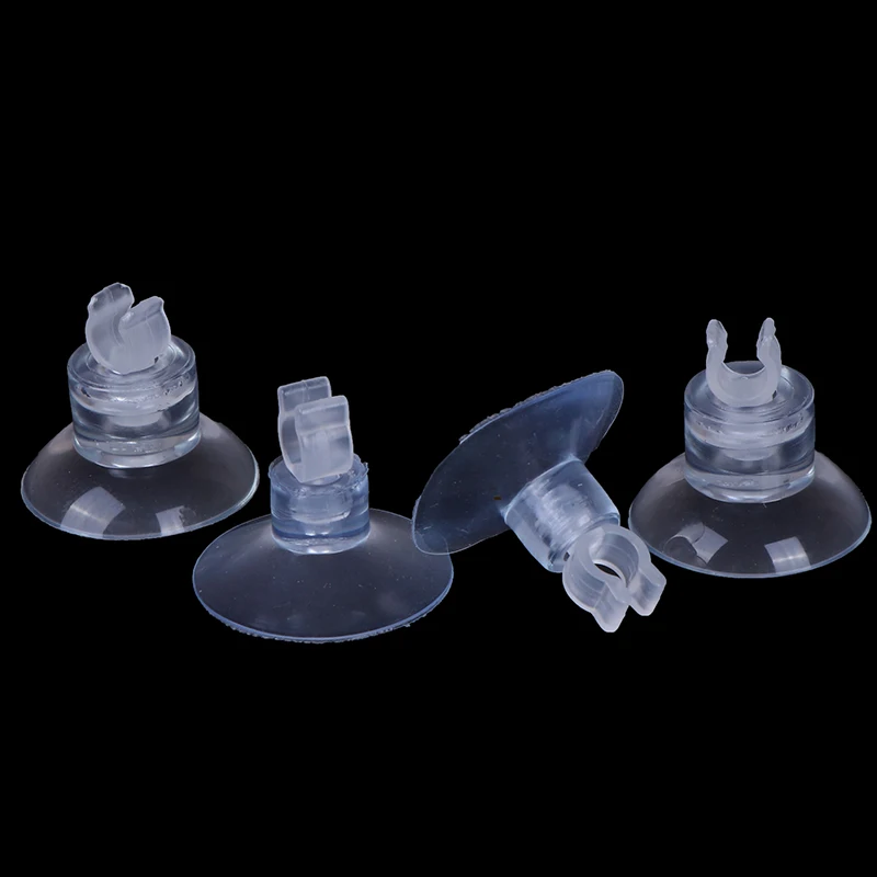 Ventosa para acuario, manguera de aire de 4mm, soporte para cables, bomba de aire usada, accesorios para pecera