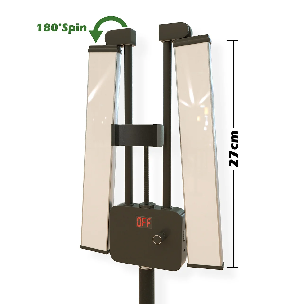 Luz LED para vídeo de 45W, brazos dobles de relleno, tiras largas de luz LED para Selfie, estudio fotográfico, transmisión en vivo, Tiktok Stream