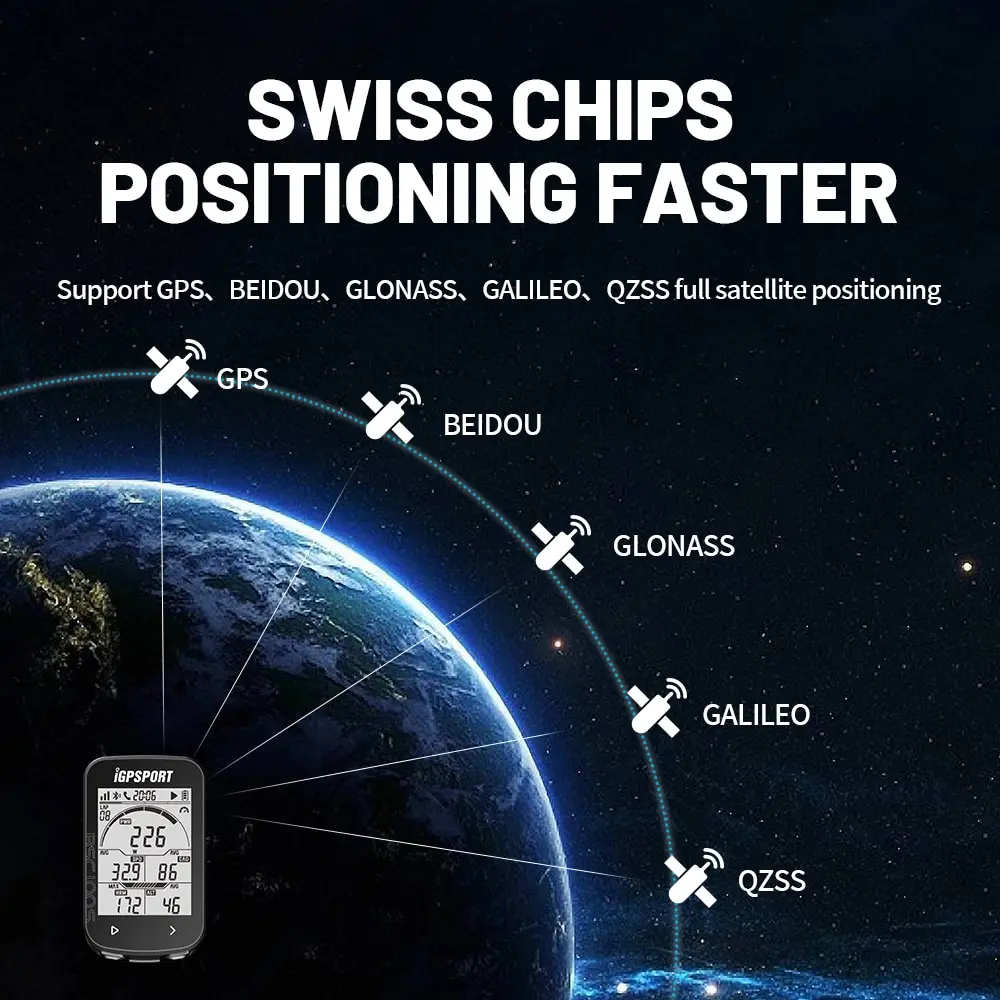 Ordenador GPS para bicicleta IGPSPORT BSC100S, velocímetro inalámbrico para bicicleta, cronómetro Digital, odómetro para ciclismo, ordenador para ciclismo