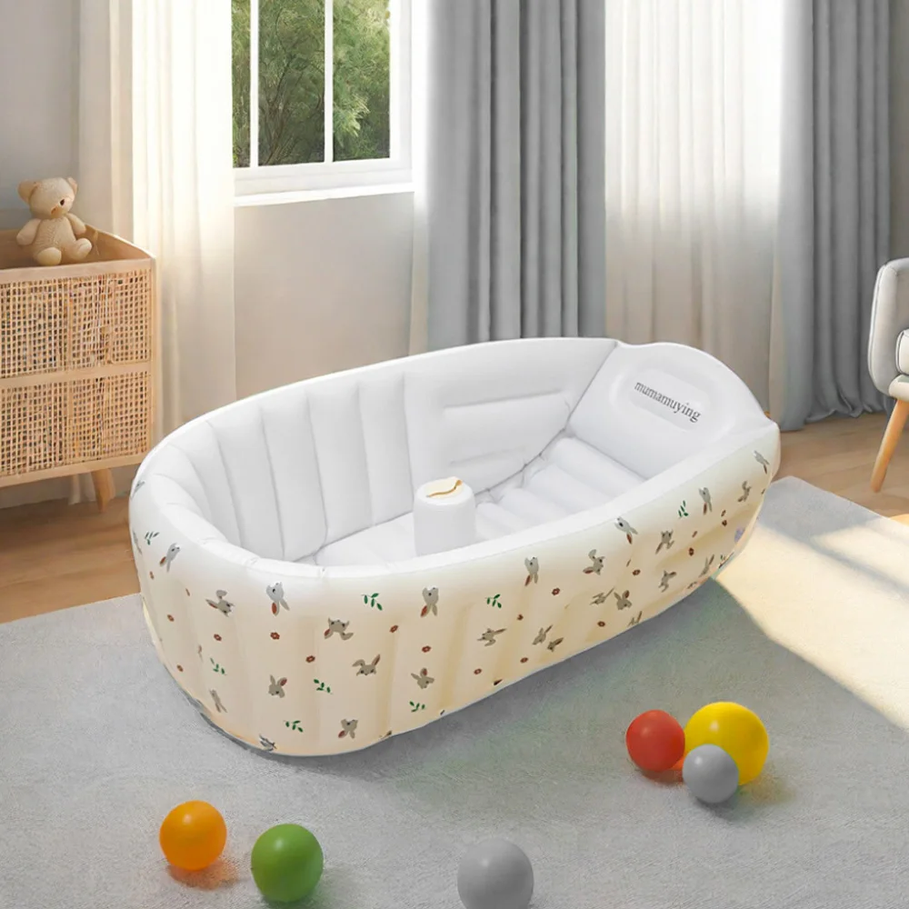 Bañera de animales para bebés, piscina inflable portátil al aire libre para niños, piscina para recién nacidos