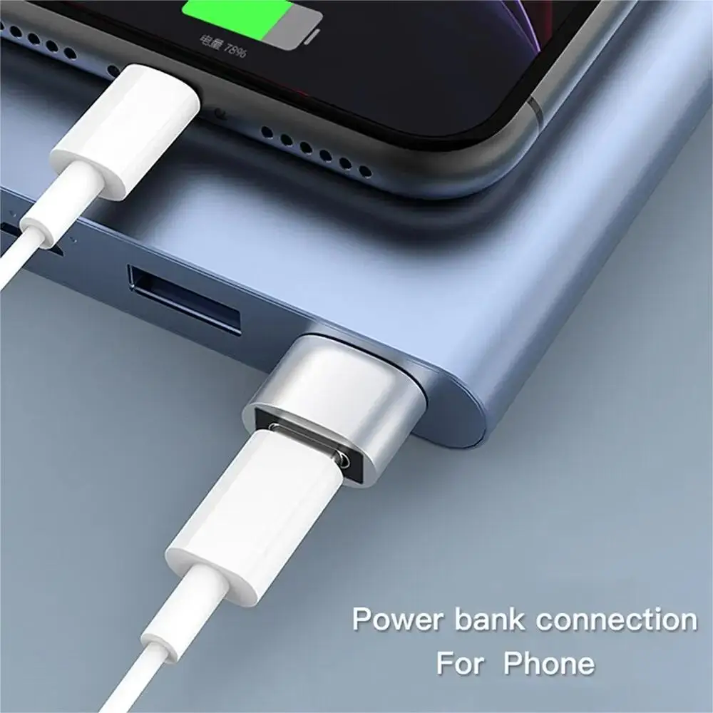 Convertidor USB tipo C OTG, adaptador portátil USB-C macho a hembra, conexión Universal para MacBook, portátil, Huawei, Samsung, 2 uds.