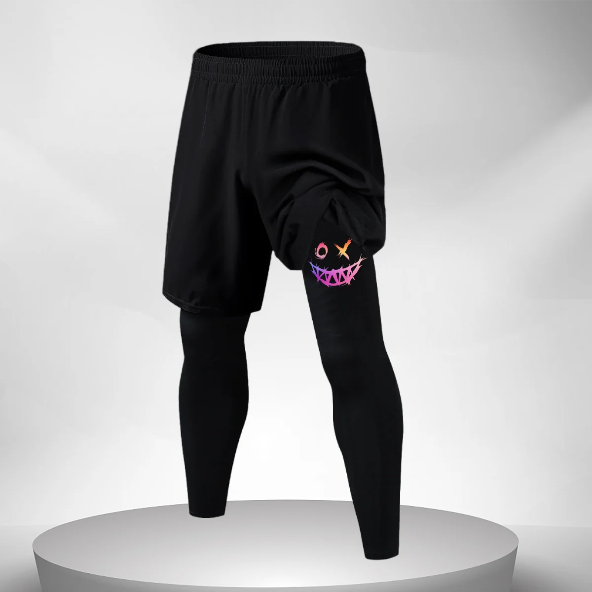 Pantalones de entrenamiento físico para hombre, pantalones de compresión para correr, mallas de entrenamiento de gimnasio de secado rápido, parte inferior deportiva para hombre