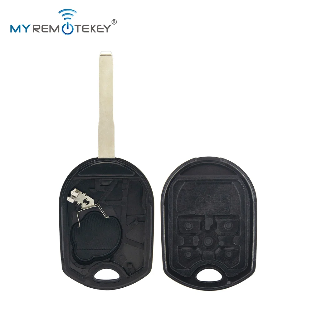 Llave Remota MYREMOTEKEY con Chip 4D63 y Cuchilla HU101 de 315Mhz para Ford Fiesta, Escape, Focus, C-Max, Transit Connect 2012-2019