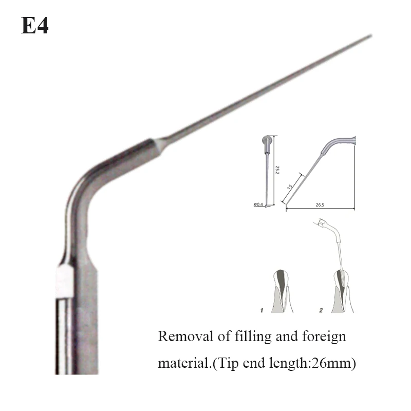 Puntas de escalador ultrasónico Dental, pieza de mano multifunción para escalado de Endo Perio, E1, E2, E3, E4, E5, EMS