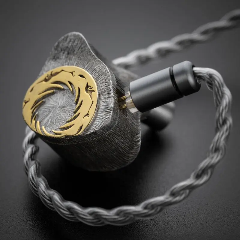 Cable de actualización de micrófono MOONDROP MC2 3,5 mm 0,78 mm 2 pines chapado en cobre y plata sin oxígeno