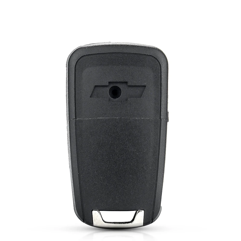 KEYYOU 10 Uds 2/3/4/5 botones funda para mando a distancia cubierta abatible llave plegable carcasa en blanco para Chevrolet Lova Sail Aveo Cruze Replac