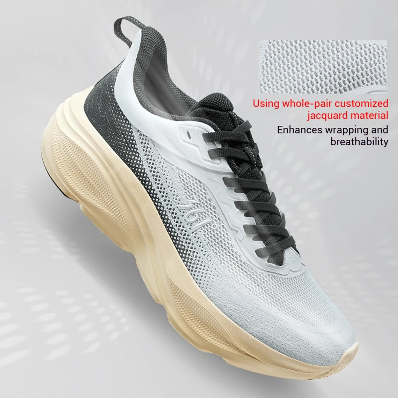 Zapatillas para correr 361 Degrees Xingyun, zapatillas para correr con suela gruesa, malla ligera, cojín duradero, zapatillas transpirables para hombre 672532206
