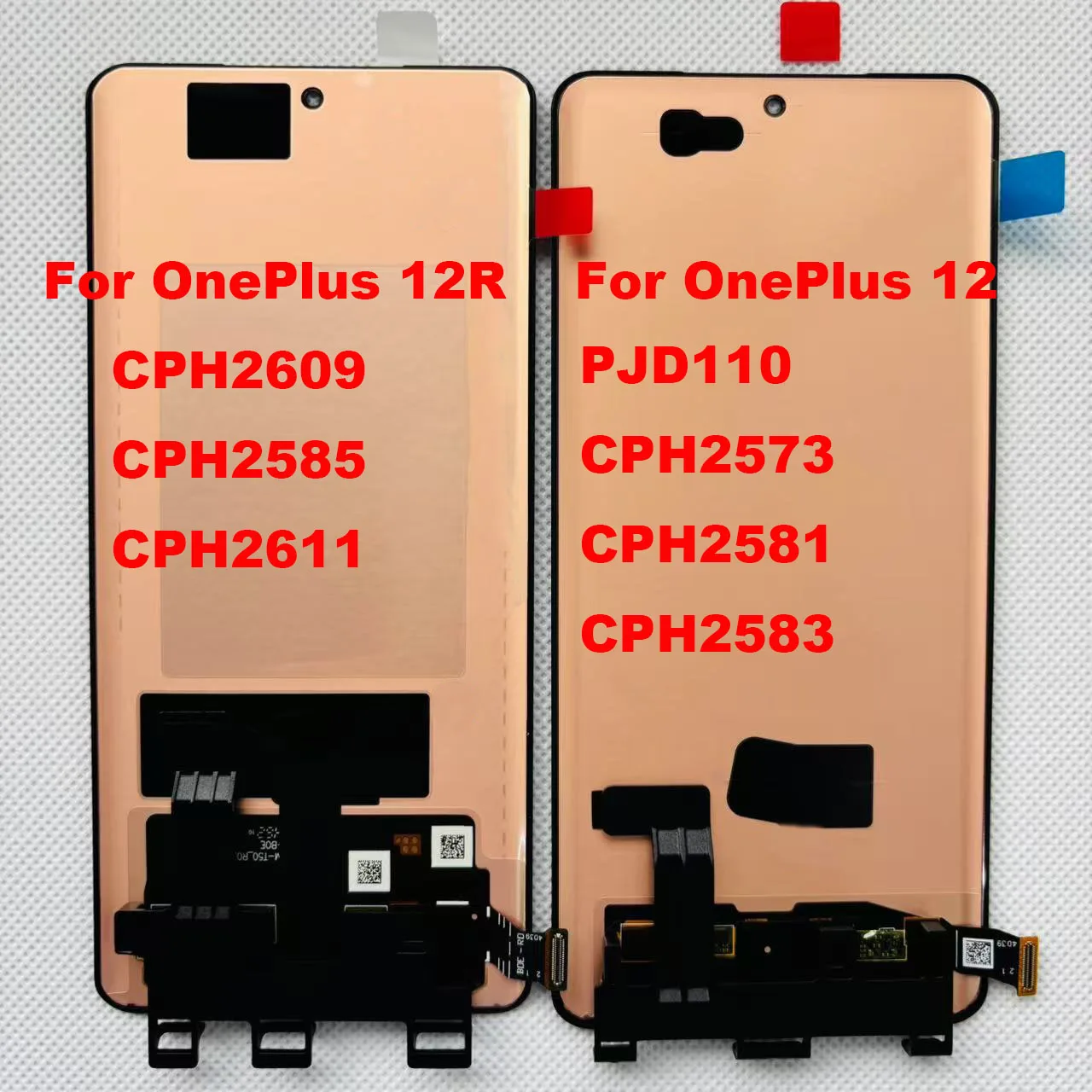 Pantalla Original AMOLED de 6,82 pulgadas para OnePlus 12/ 12R /Ace 3 Pro LCD para Oneplus 13/15/13R/ 13T 13S para OnePlus Ace 5 Pro 1 + 15