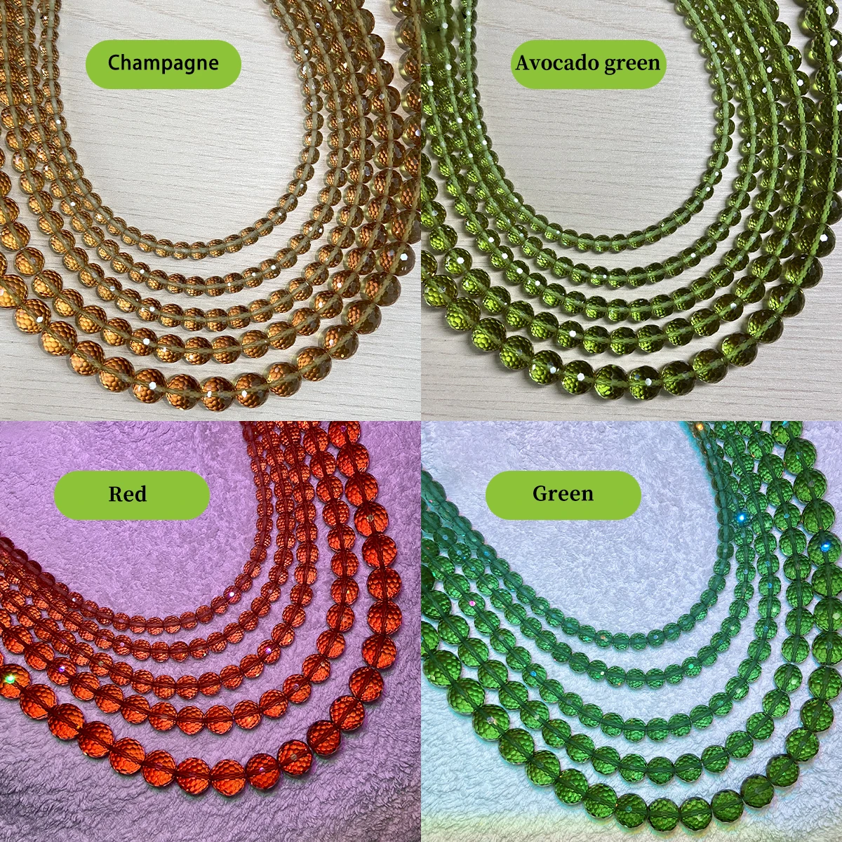 Cuentas de Sultanita Sintética Bocarman que Cambian de Color, 6-12mm, Piedras Sueltas de Diaspore Creadas en Laboratorio, Hilo de 38cm, Venta al por Mayor