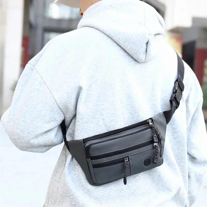 Riñonera Impermeable Unisex de Moda, Bolsa de Cintura para Hombre, Bolsa de Canguro para Mujer, Bolsa para Teléfono, Monedero de Trabajo - Accesorios de Viaje para Hombres y Mujeres