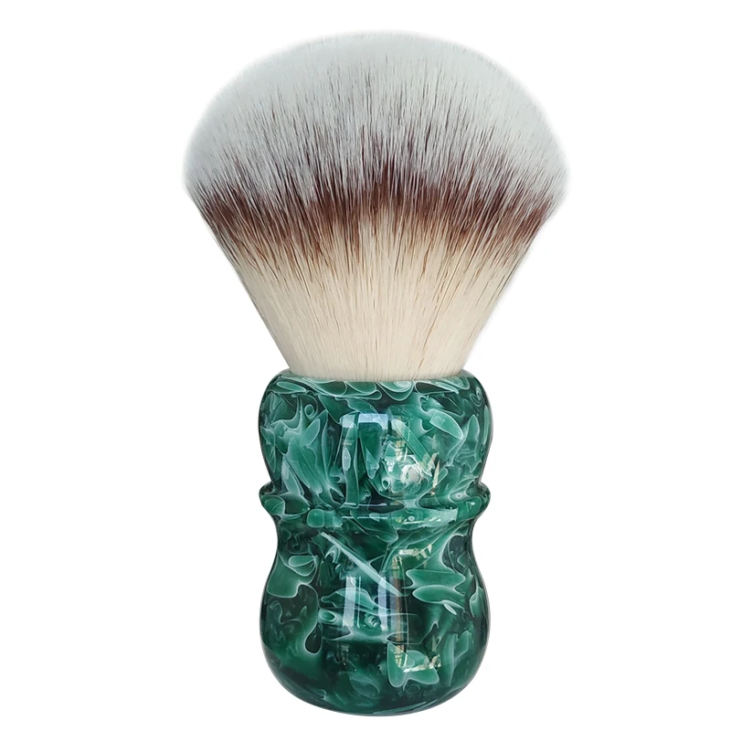 Brocha de Afeitar Dscosmetic de Pelo Sintético Jade T4 de 30 mm para Hombre