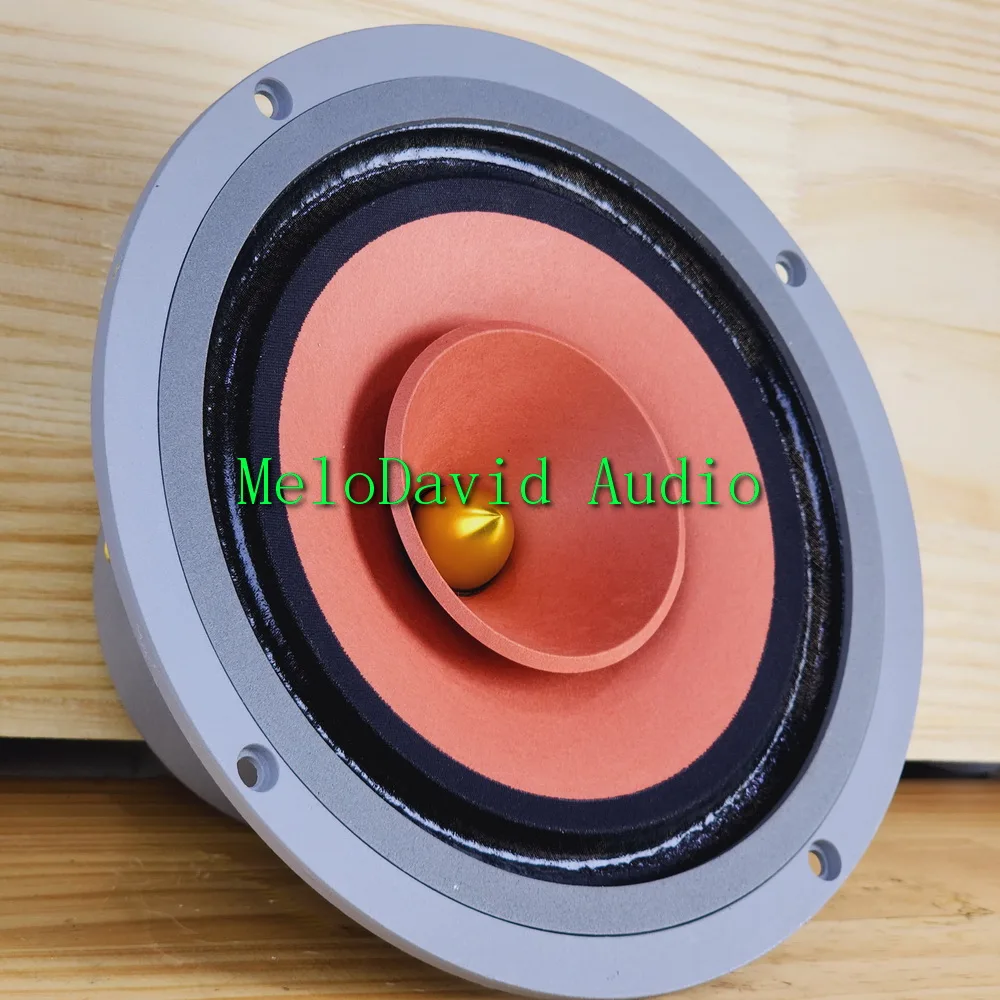 MeloDavid Audio Crystal8 MK2 mezcla de lana cono de papel doble imán altavoz de rango completo de 8 pulgadas