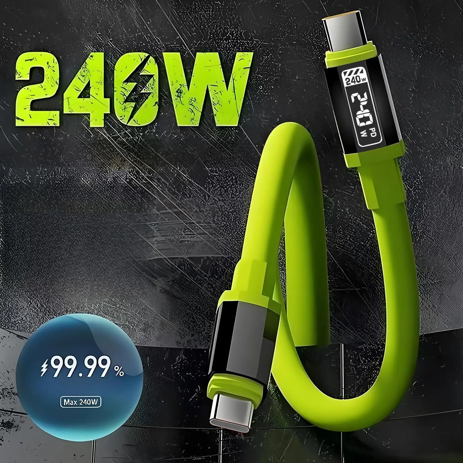 Cargador de carga rápida tipo C para Samsung Huawei Xiaomi Cable de cargador rápido USB tipo C sincronización de fecha Cable cargador de Cable trenzado de nailon