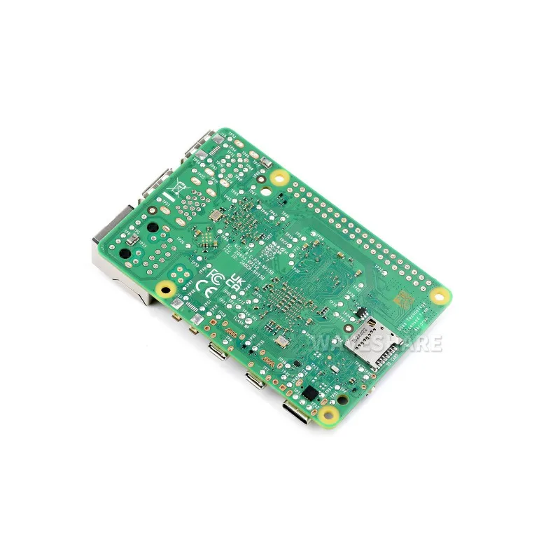 Raspberry Pi 5 de VoltS con opciones de 2GB/4GB/8GB de RAM y procesador BCM2712, CPU Arm Cortex-A76 de cuatro núcleos a 2.4GHz y 64 bits.