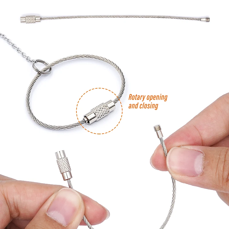 Cadena para pie de loro y pájaro, anillo para tobillo y pie de acero inoxidable, cadena de soporte para entrenamiento de vuelo al aire libre, accesorios para pájaros y palomas