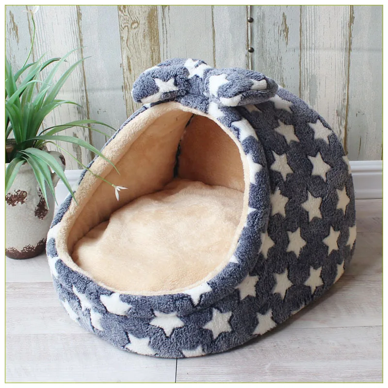 Casa para perros, cama cálida para perros, perrera, cojín suave para cachorros, nido para gatos, cesta para perros, cama de peluche para Chihuahua para perros pequeños y medianos, proveedor de mascotas