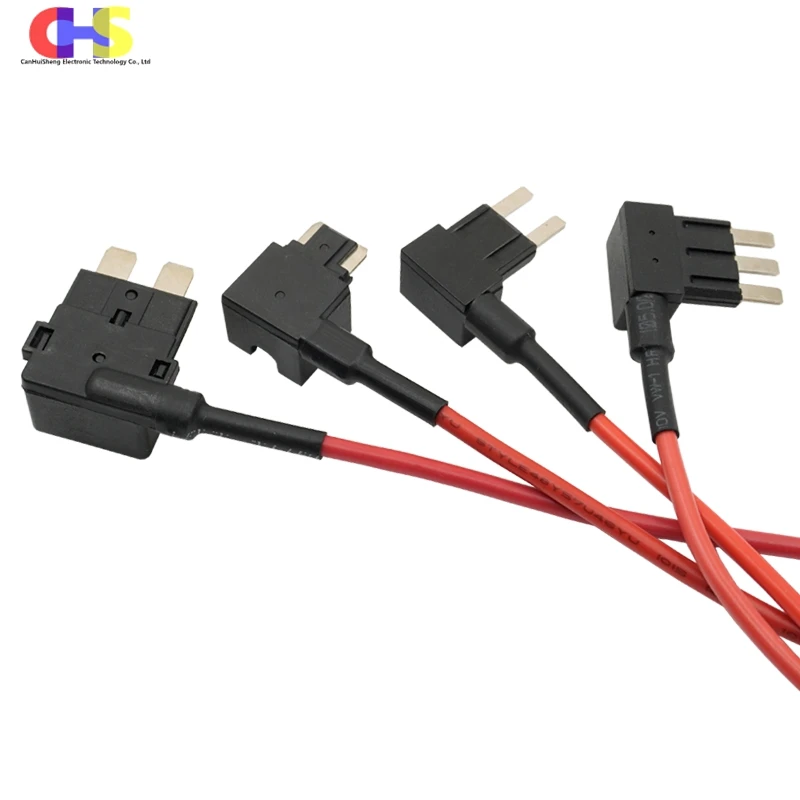 (1-15PCS) 12V 16AWG Adaptador de derivación de circuito Add-a-circuit Micro Mini Estándar ATM APM Portafusibles tipo cuchilla Para mantenimiento eléctrico automotriz