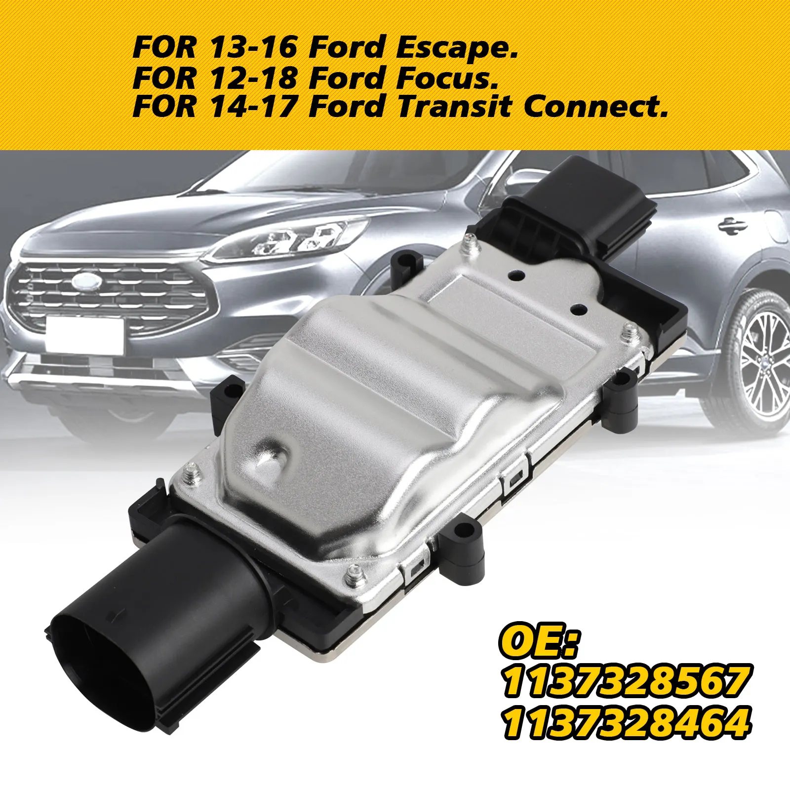 Nuevo módulo de Control del ventilador de refrigeración del motor para Ford Escape Focus Transit Connect 12-18 1137328464 1137328567