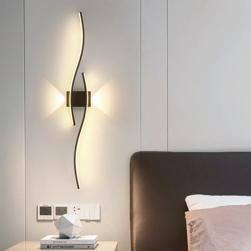 Lámpara de pared Simple moderna para cocina, luz LED de techo para sala de estar, decoración del hogar, pared de TV, dormitorio, iluminación para sala de estar
