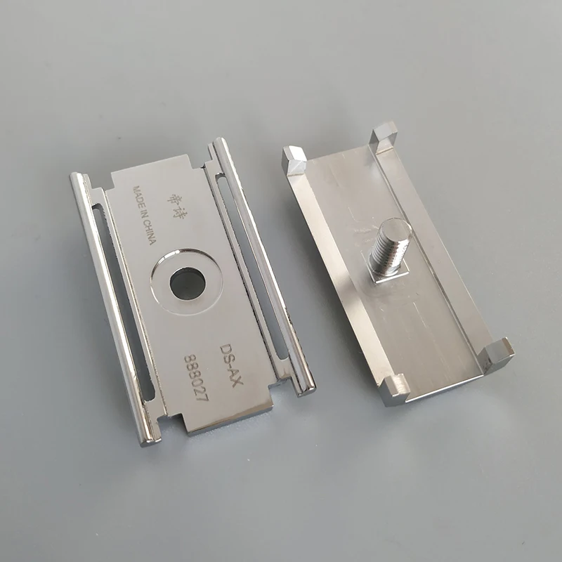 Cabezal de afeitadora de seguridad Dscosmetic AX de acero inoxidable para hombres, para afeitado en húmedo, fabricado con CNC