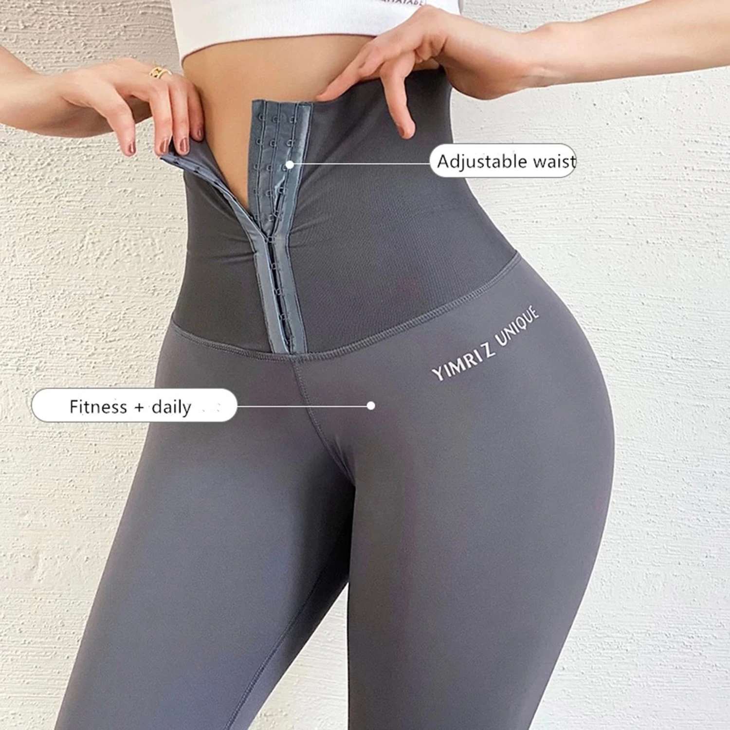 Mallas deportivas con corsé para mujer, pantalones deportivos para entrenamiento de gimnasia, trotar, Yoga, ropa deportiva elástica de cintura alta, pantalones sexys con Control de barriga