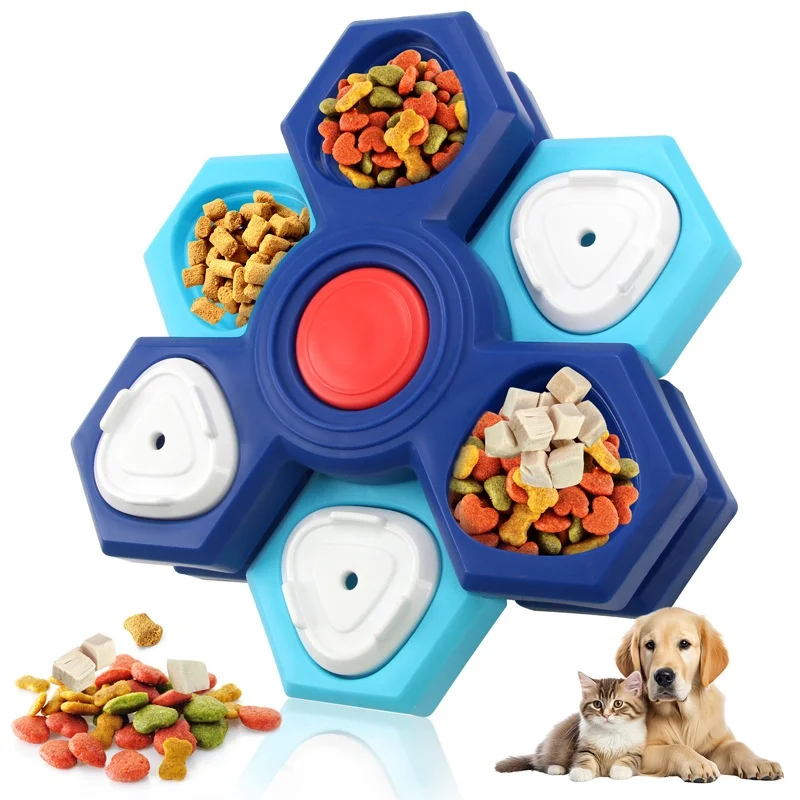 Rompecabezas para perros, juguetes para entrenamiento de perros, rompecabezas interactivo para aburrimiento, juguetes de alimentación, bandeja de comida lenta, suministros de alimentación para mascotas