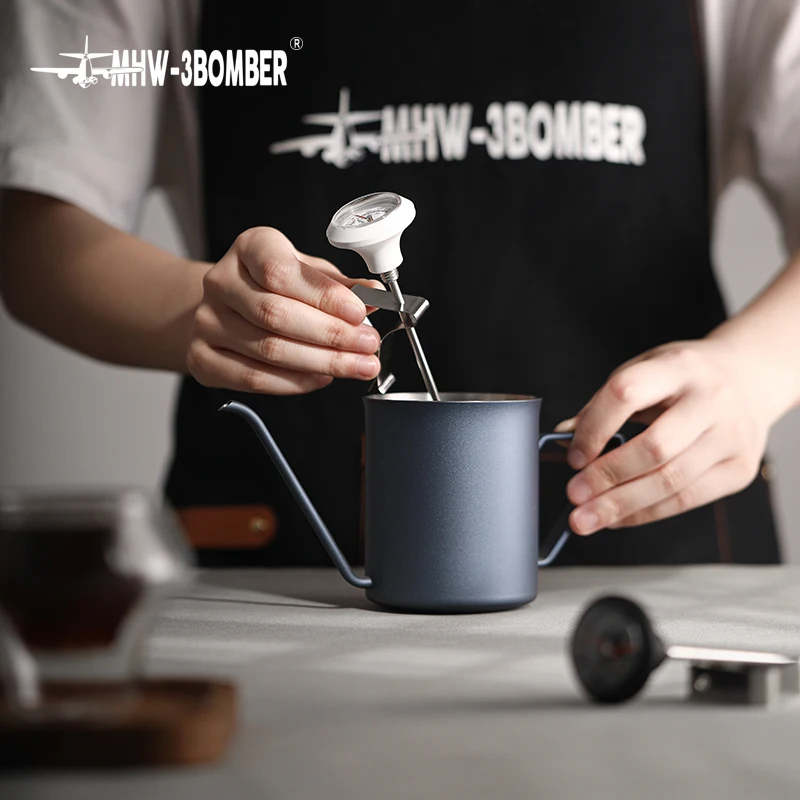 MHW-3BOMMERO 0 a 100 ℃   Termómetro de esfera para cafetera, jarra para espumar leche, herramientas profesionales de medición de temperatura para cocina y cafetería