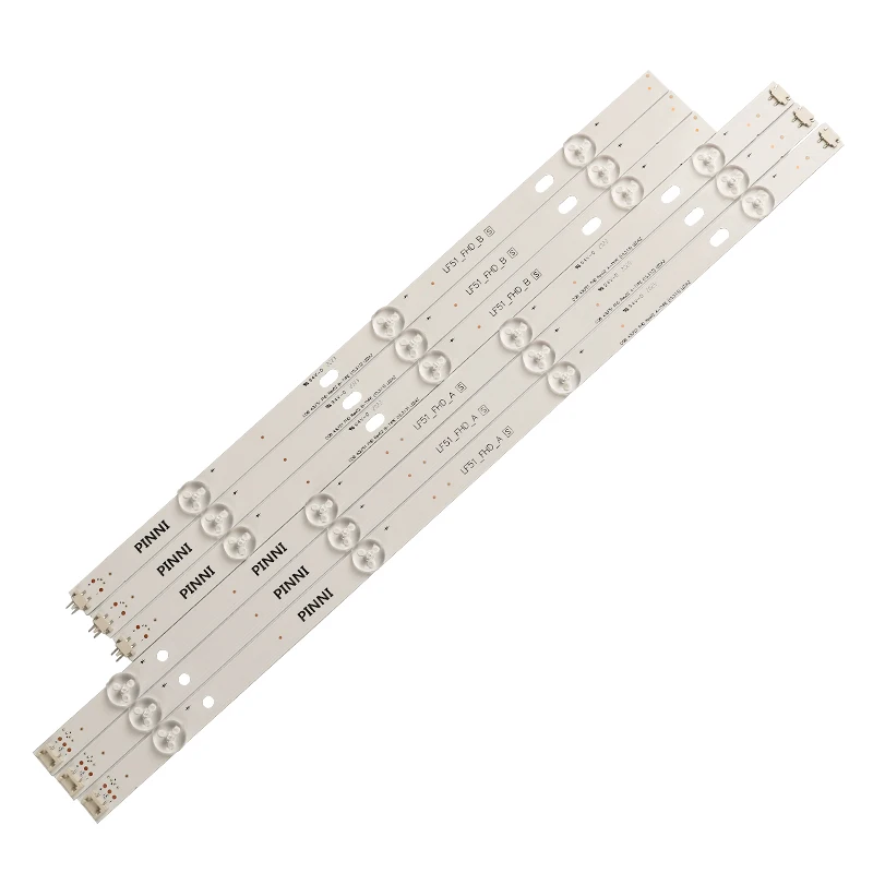 3/15 Uds tira de LED para 6916L-0962A 6916L-0962B 43LH5100 43LH5700 43LF510V LF51_FHD_A LF51_FHD_B LGE_WICOP_FHD 43INCH_REV00