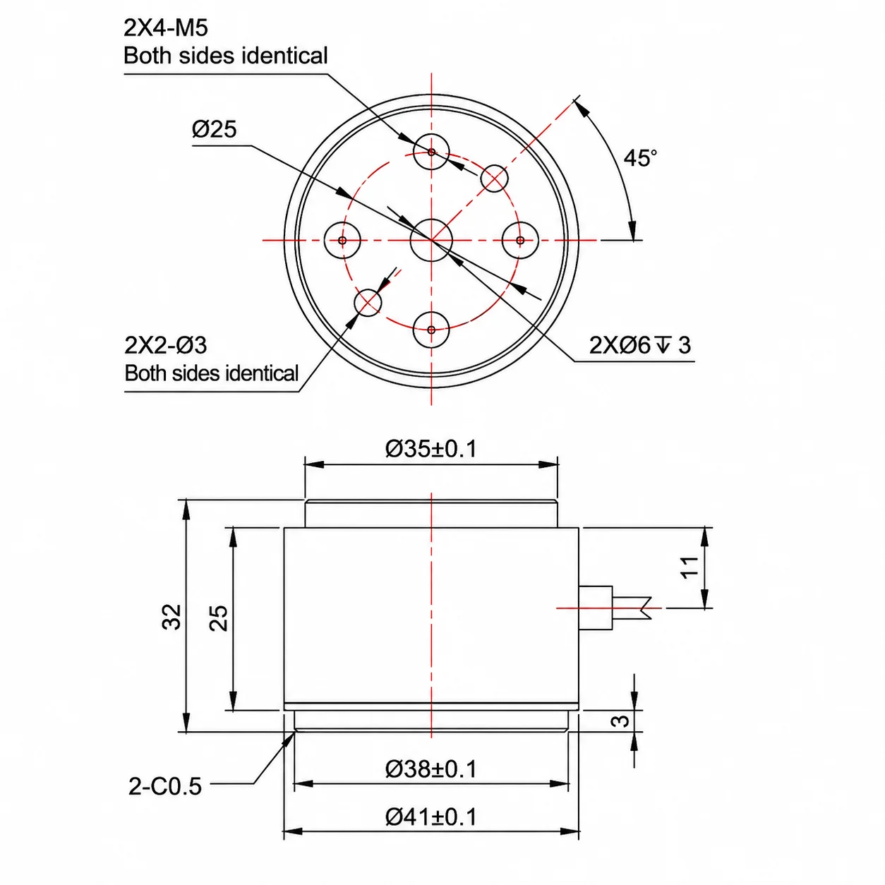 Célula de Carga de Tensión y Compresión, Sensor de Torque Estático, Transductor de Fuerza de Columna, Equipo de Pesaje de Alta Precisión, 350 Ohmios
