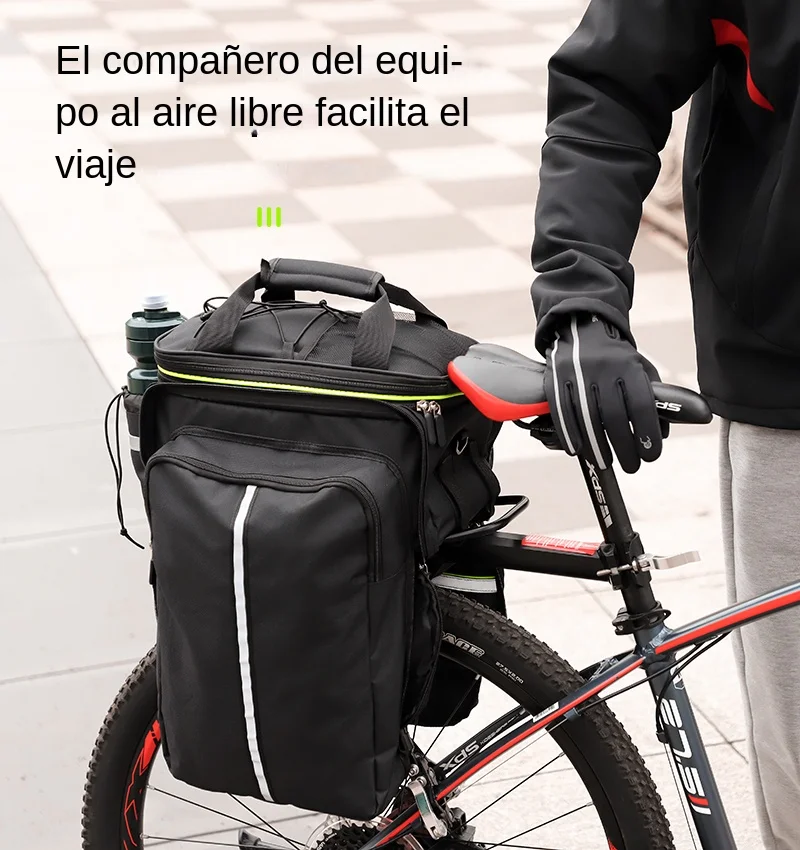 WEST BIKING-bolsa impermeable 3 en 1 para maletero de bicicleta, bolsa para bicicleta de montaña y carretera, portaequipajes de viaje de gran capacidad, alforjas para asiento de sillín