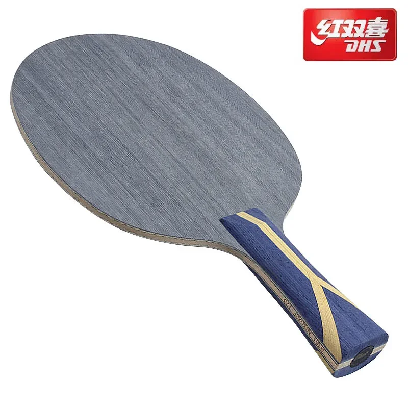 Hoja de tenis de mesa DHS Hurricane 301 H301, 5 madera, 2 AC, hoja de Ping Pong de carbono ofensiva para equipo nacional chino