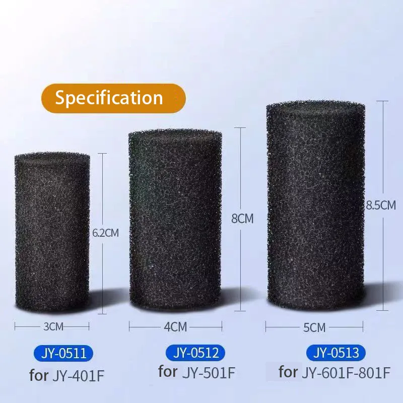Filtro de acuario Bio esponja purificación de agua de alta densidad esponja bioquímica estanque filtro de pecera medios reemplazo algodón