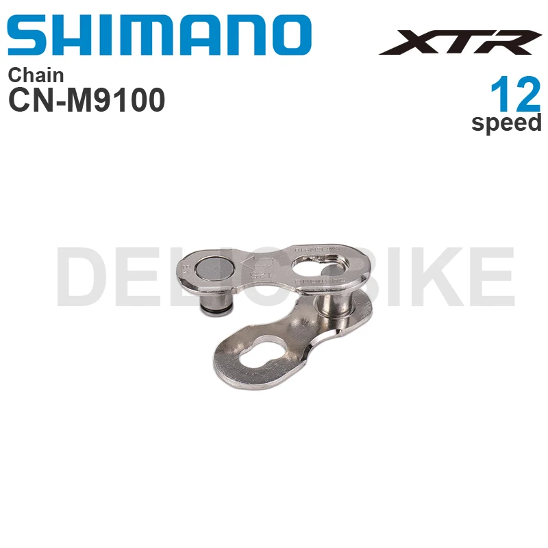 Cadena Original SHIMANO XTR CN-M9100 cadena de bicicleta de montaña MTB de 12 velocidades M9100 116/126L con enlace rápido