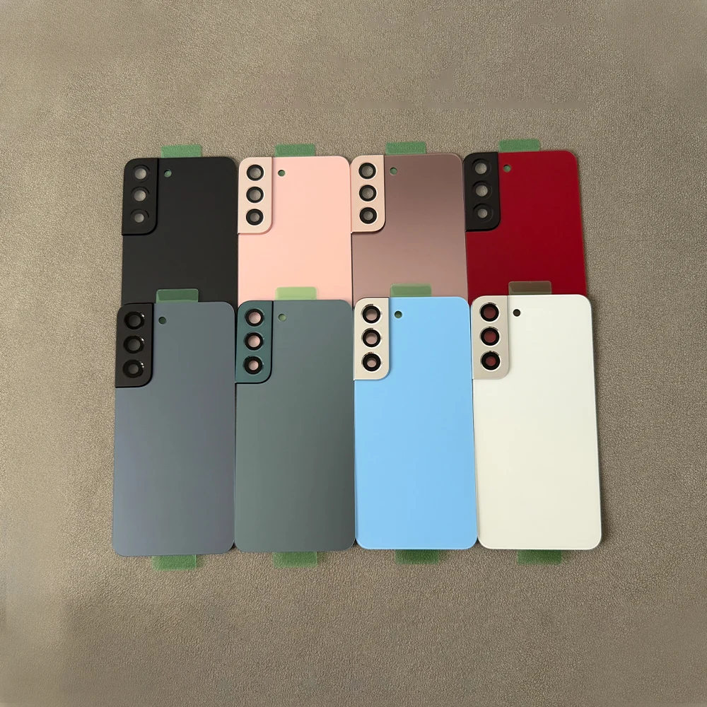 Carcasa Trasera de Repuesto para Samsung Galaxy S22, Tapa de Batería, Panel Trasero para S22 SM-S901