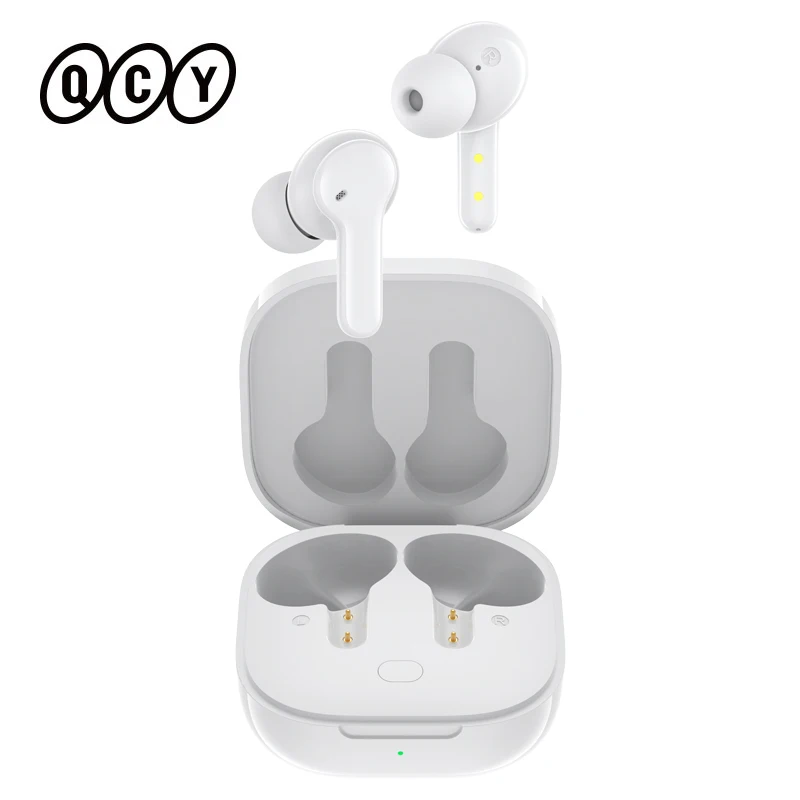 QCY T13 auriculares inalámbricos verdaderos Bluetooth 5,1 TWS auriculares 4 micrófonos ENC HD llamada auriculares Control táctil auriculares de alta fidelidad 40H en espera