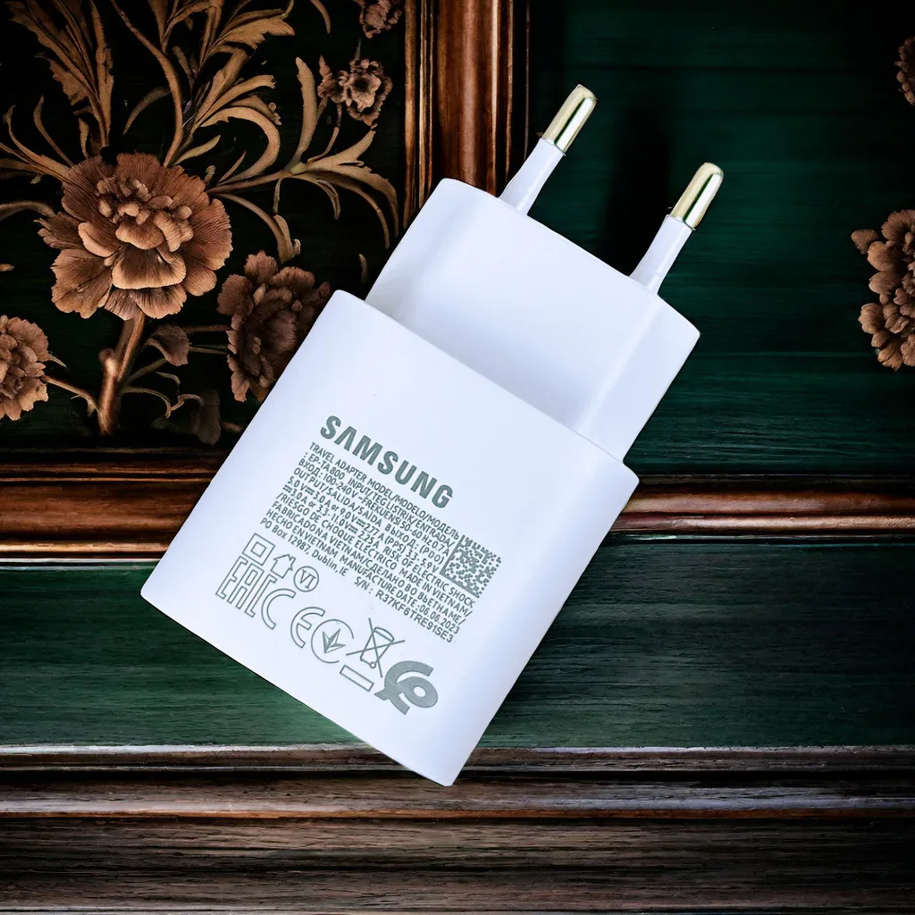 Cargador Original Samsung 25w tipo C adaptador de carga súper rápida para Galaxy A12 A13 A14 A23 F12 F14 A90 S10 5G Note 10 + Cable
