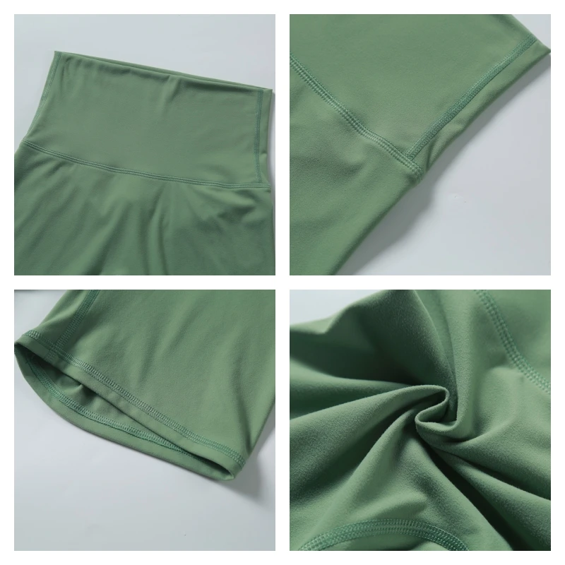 Hearuisavy Shorts de Yoga Suaves de Verano, Leggings Deportivos de Cintura Alta para Mujer, Shorts para Correr y Hacer Ejercicio