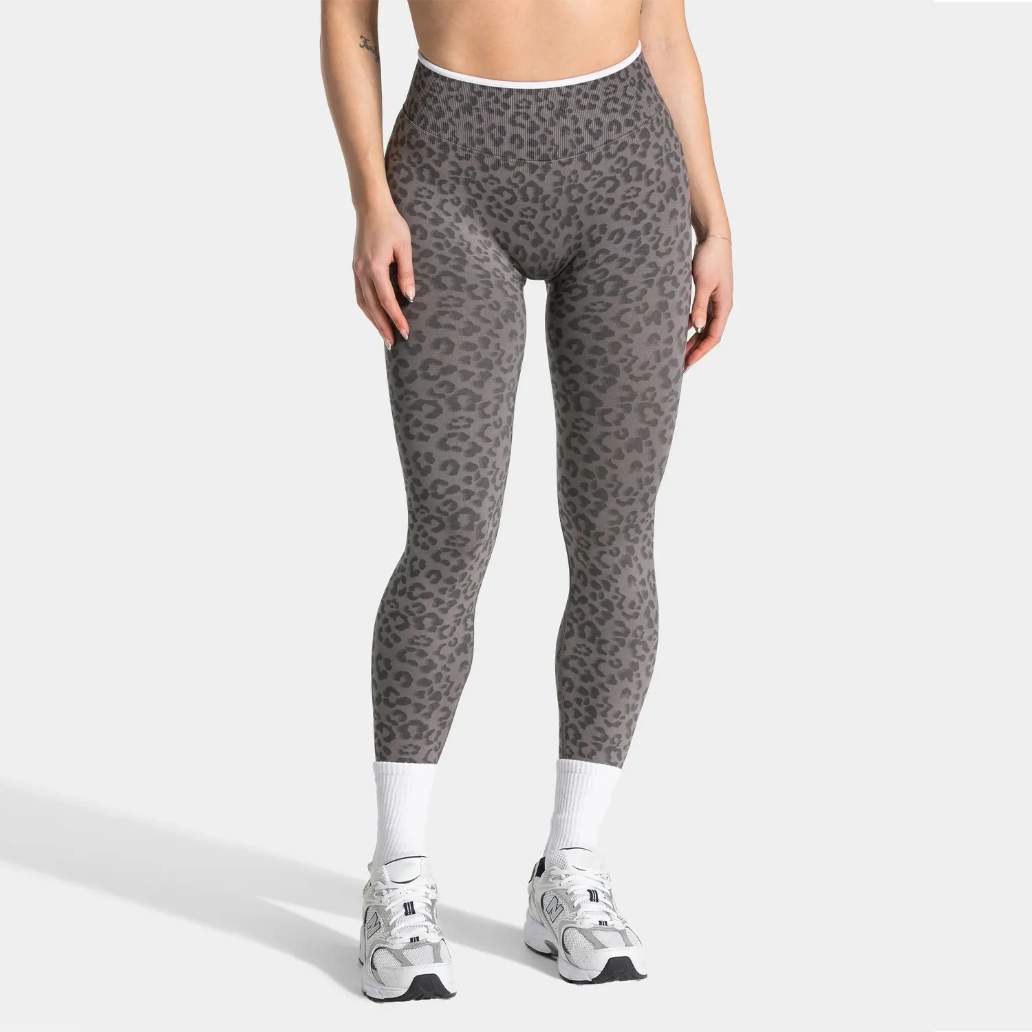 Leggings de Yoga de Cintura Alta para Mujer, Sin Costuras, para Fitness, Running, Entrenamiento, Gimnasio, con Efecto Push-Up, Estampado de Leopardo, Leggings Moldeadores y Reafirmantes