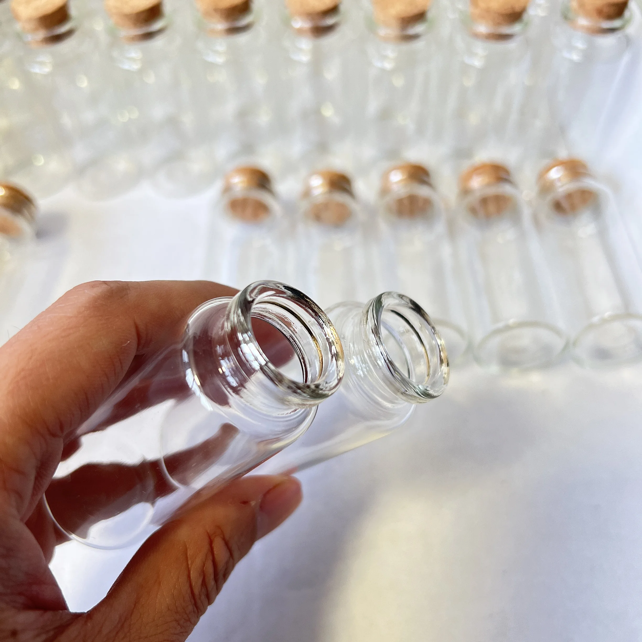 15/36/56 Uds 30x70mm 30ml frascos de vidrio corcho pequeñas botellas de tubo de ensayo Mini contenedores transparentes DIY recuerdos de boda botella de deseos