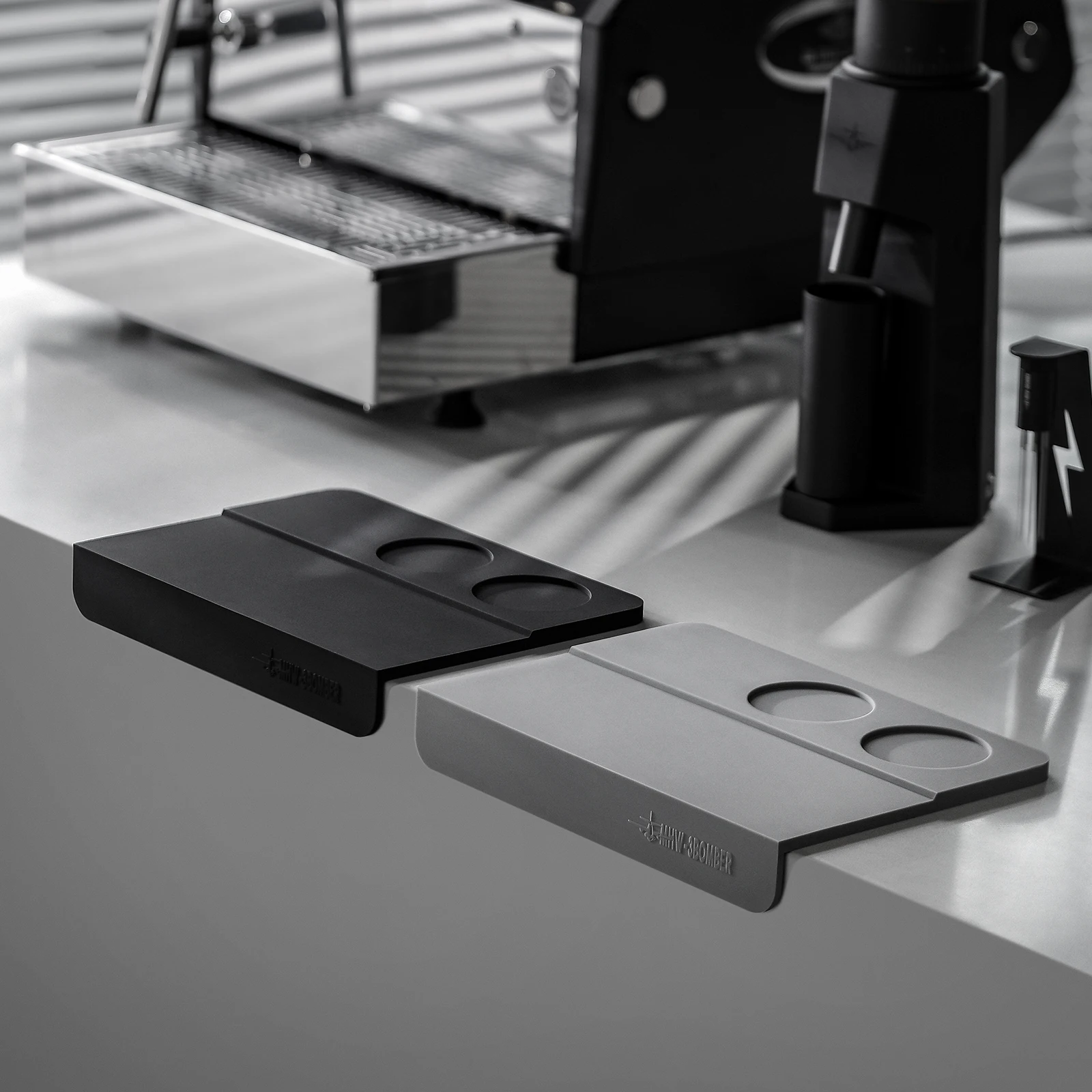 Estación de compactación de café de silicona MHW-3BOMBER, estera de manipulación de polvo para Espresso, almohadilla de protección para mesa, accesorios de cocina, herramientas de Barista