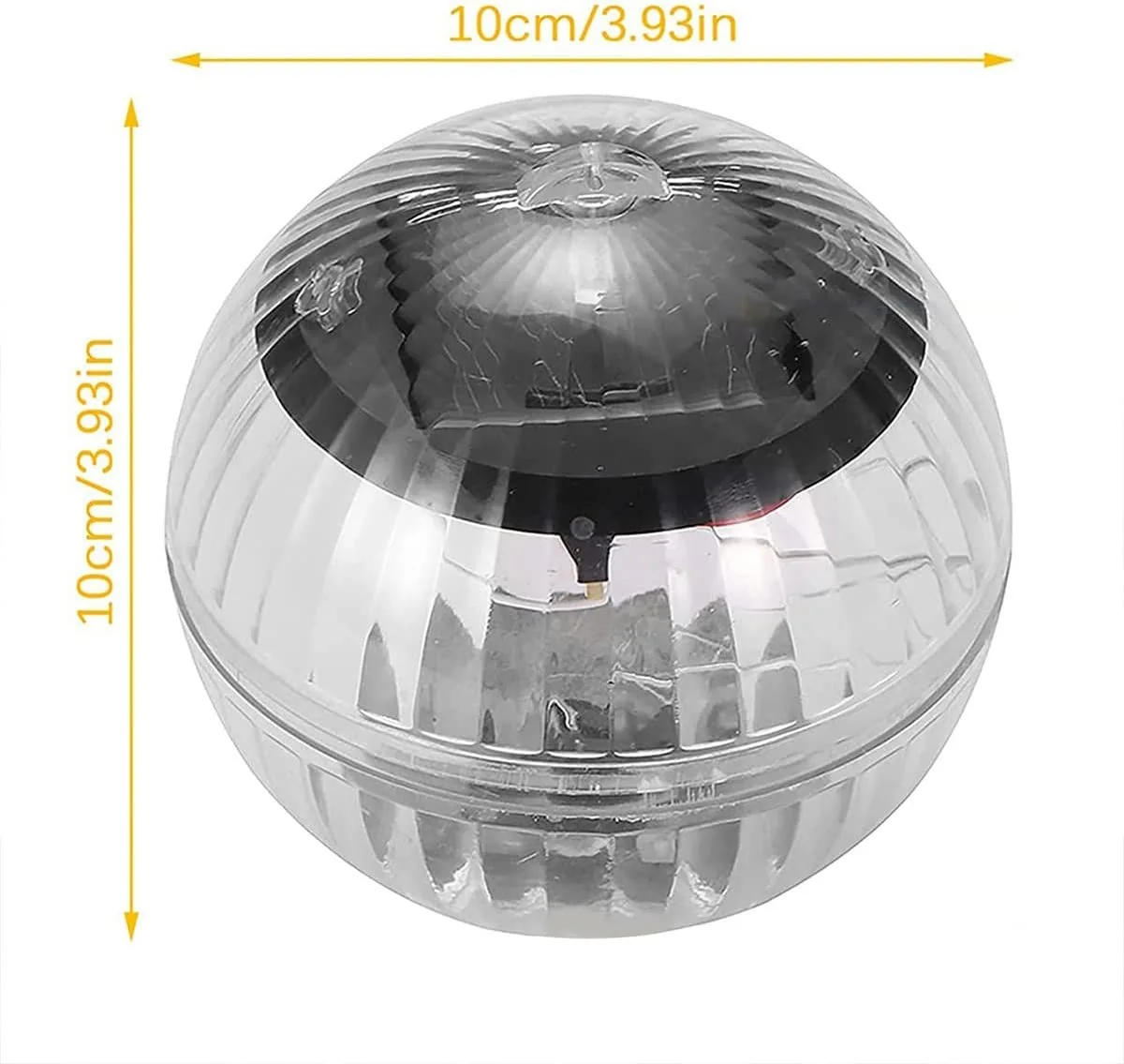 Lámpara Solar Flotante LED para Piscina, Bola con Panel Solar, Resistente al Agua, con Luz Intermitente de Colores Cambiantes para Espectáculos
