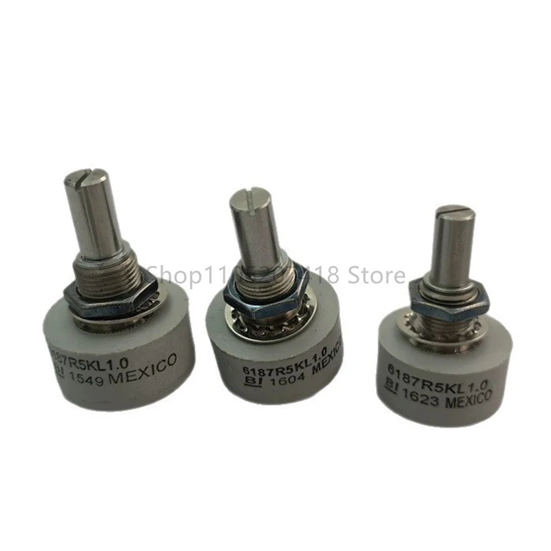 1 Uds 360 grados ilimitado nuevo potenciómetro de plástico conductor individual 6187R 1K 2K 5K 10K 6187-138A LF R20K
